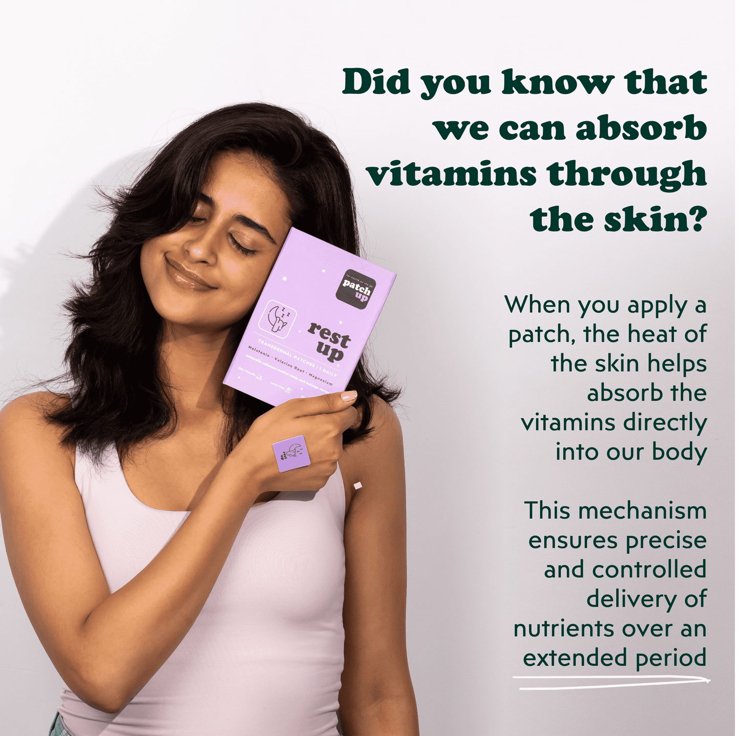 Patch Up - The Detox Patch Combo, 60 Count Transdermal Patches for Health, Beauty, Vitality and Sleep | Contains 30 units each from Rest up and Lean up | Loaded with multivitamins