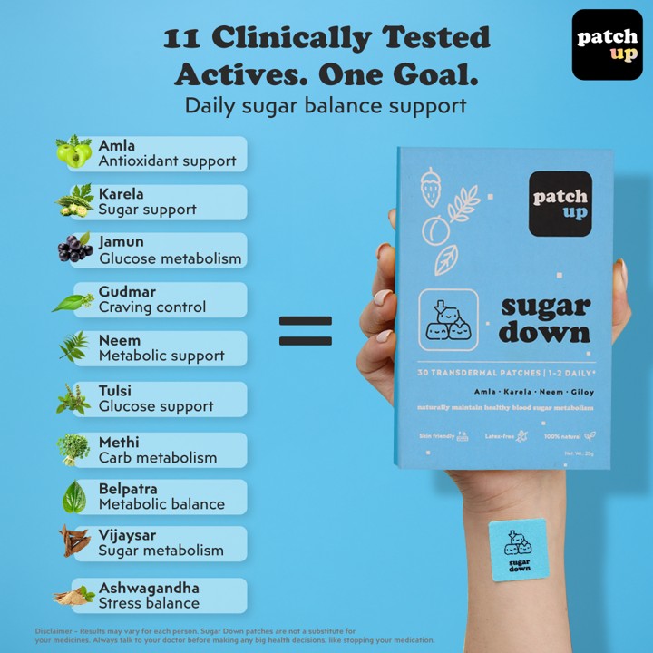 Sugar down by Patch up