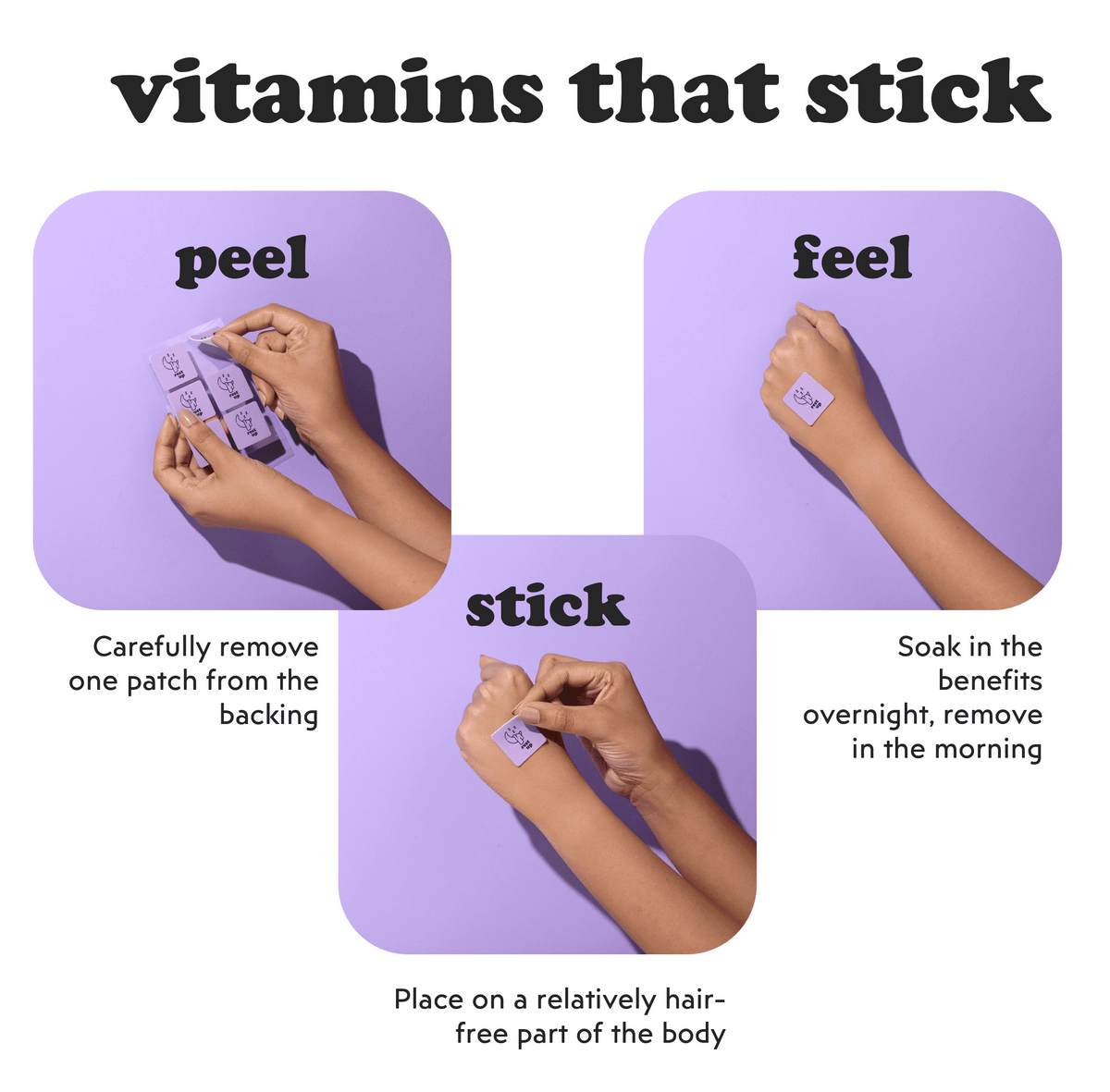 how to use guide for Comprehensive ingredient list of Patch Up's Rest Up sleep aid patches featuring Melatonin, Valerian Root, and Magnesium to promote restful sleep, reduce stress, and regulate sleep cycles. 