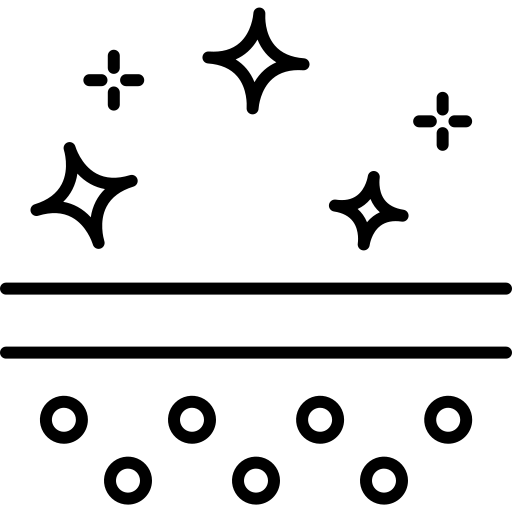 line diagram of glowing skin